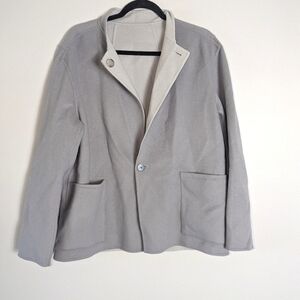 M NWT Theory IWG Reversible Boy Coat Crosby Doubleface Gray $565